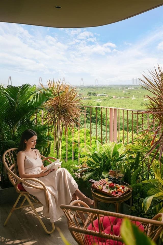 Signature Suite Double with Balcony, Garden View