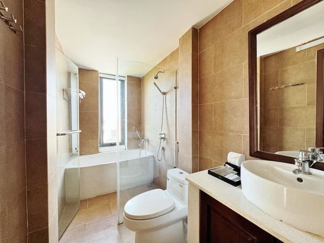 Family Apartment, 2 Bedrooms, Kitchen, Garden View