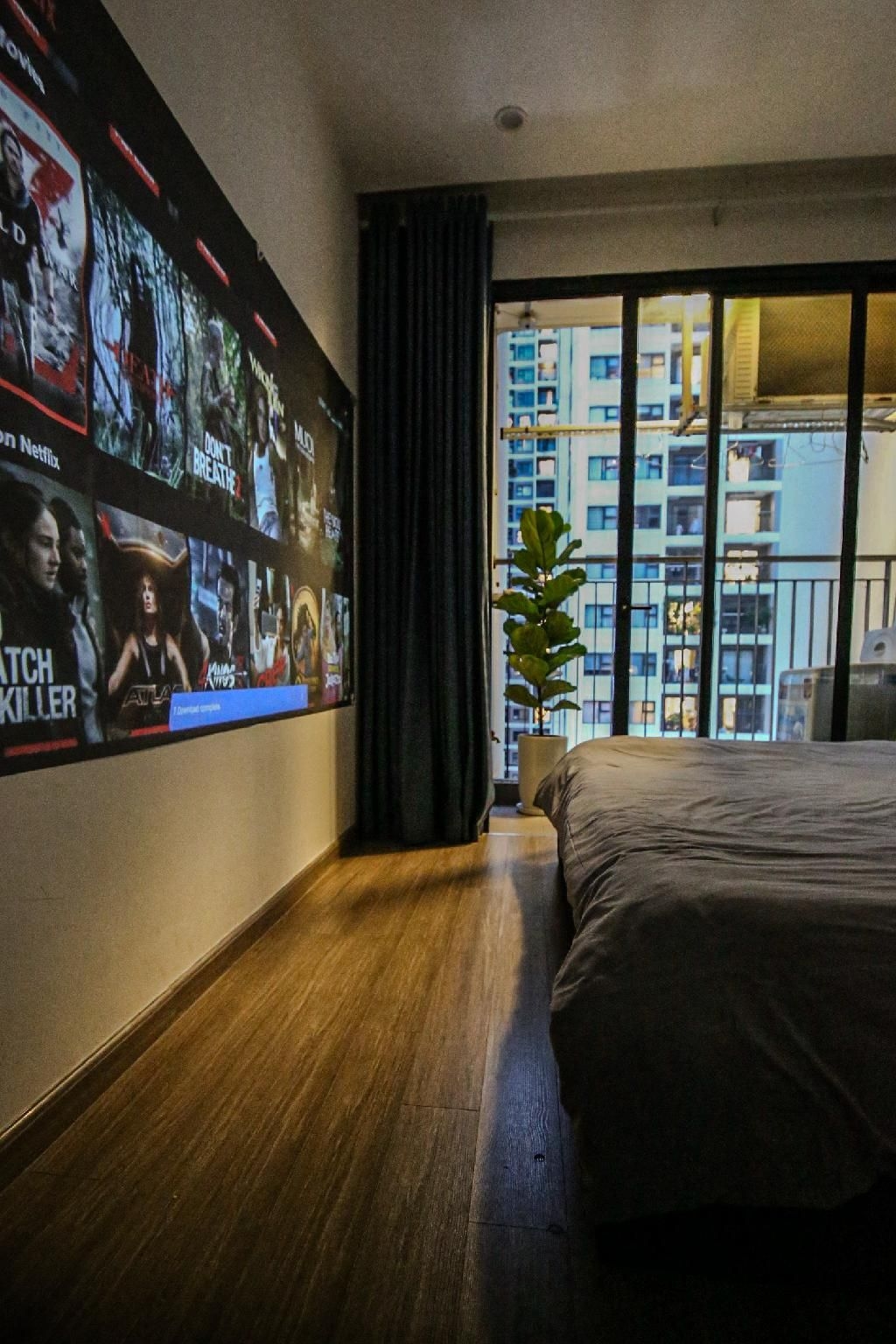 อพาร์ตเมนต์ 1 ห้องนอน วินโฮมส์ พร้อมระเบียง สไตล์บาวเฮาส์ (1BR Vinhomes Apartment Balcony)2