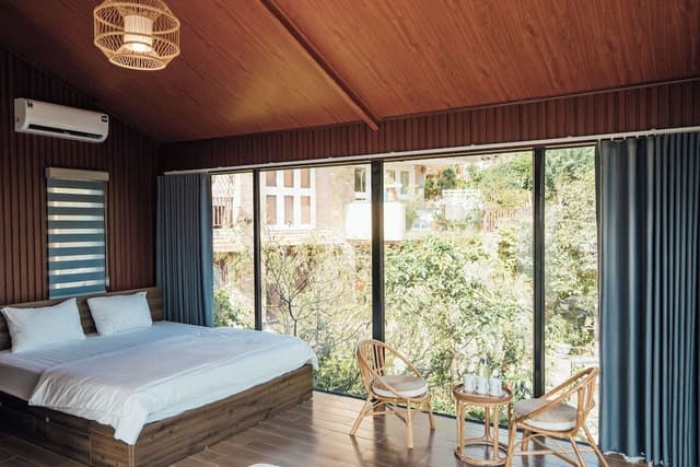 Superior Quadruple Room, Multiple Beds, Private Bathroom, Garden View