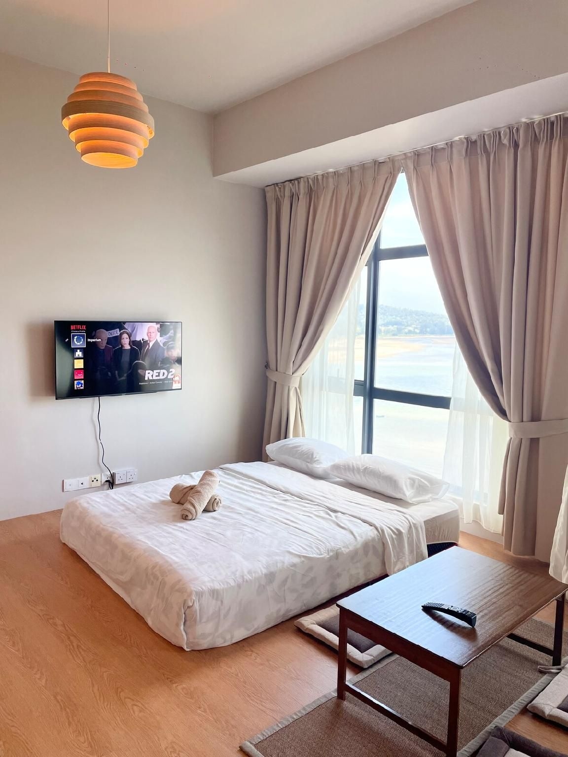 อพาร์ตเมนต์ 1 ห้องนอน 1 ห้องน้ำส่วนตัว ขนาด 40 ตร.ม. – เตลุก เจมเปดัก (Imperium Residence Seaview Kuantan with Muji Style)3