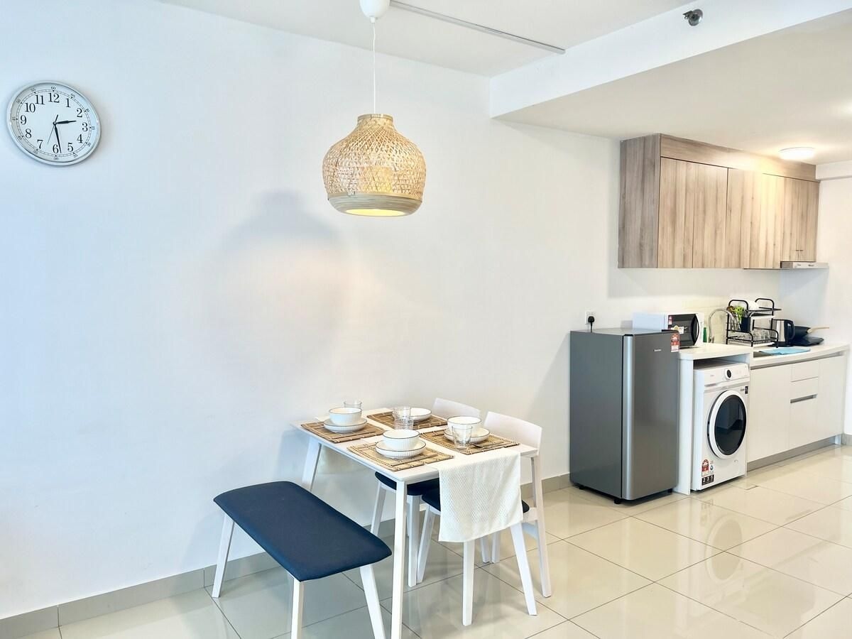 ที5 1-10 คน ทรีฟอยล์ เซเทีย อาลัม 2 ห้อง 5 เตียง WiFi SCCC (T5 1-10Pax Trefoil Setia Alam 2Room 5Bed WiFi SCCC)4