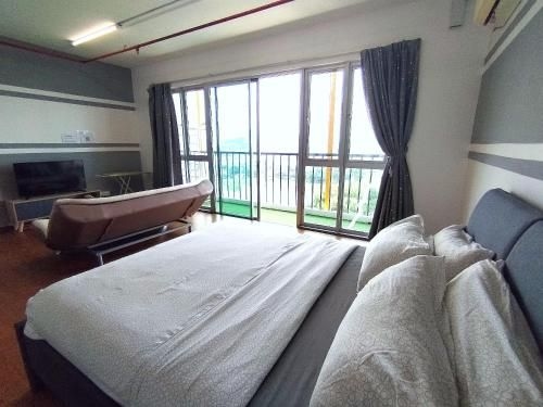 สตูดิโอ อพาร์ตเมนต์ 1 ห้องน้ำส่วนตัว ขนาด 45 ตร.ม. – I City (A's House i-City 1-4pax Studio Netflix/Wifi)1