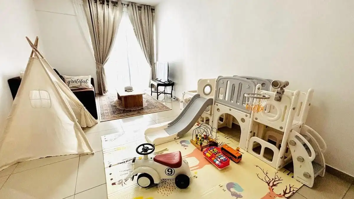 อพาร์ตเมนต์ 1 ห้องนอน ตกแต่งธีมเด็ก อพาร์ตเมนต์ 1 ห้องนอน ตกแต่งธีมเด็ก