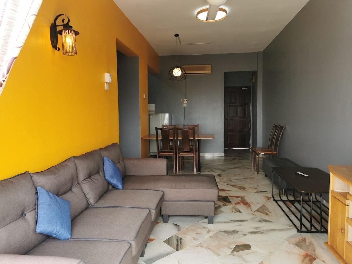 อพาร์ตเมนต์ 2 ห้องนอน 1 ห้องน้ำส่วนตัว ขนาด 634 ตร.ม. – ตามัน ตูอาห์ บาตู (Seaview Private Apartment (Glory Beach Resort))1