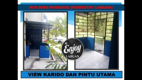 อพาร์ตเมนต์ 4 ห้องนอน 2 ห้องน้ำส่วนตัว ขนาด 1020 ตร.ม. – กัมปุง เบบุโละห์ (Homestay Vvip M24 G. Flr Tmn Mutiara Lbn ( Biru))2