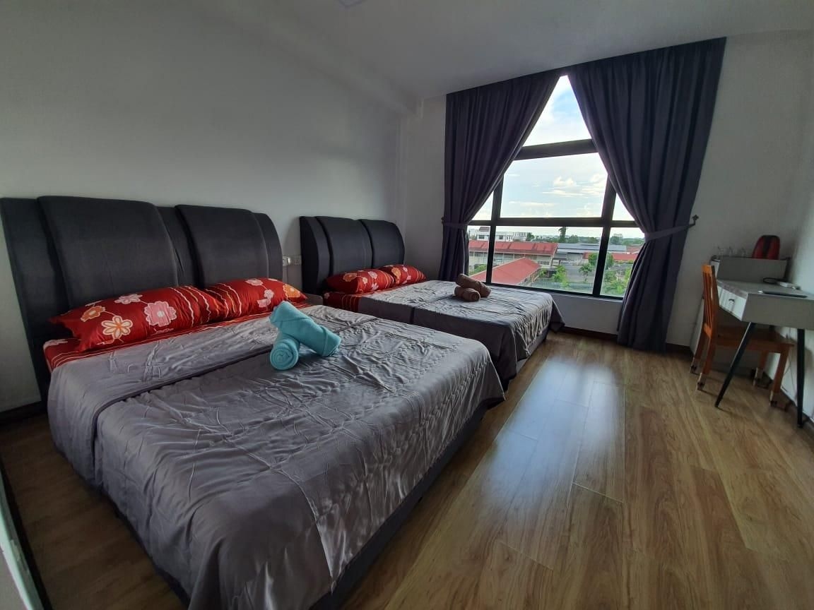 คิตตี้ โฮมสเตย์ 402 ร็อกซี่ อพาร์ตเมนต์ กูชิง (KITTY HOMESTAY 402 ROXY APARTMENT KUCHING)4