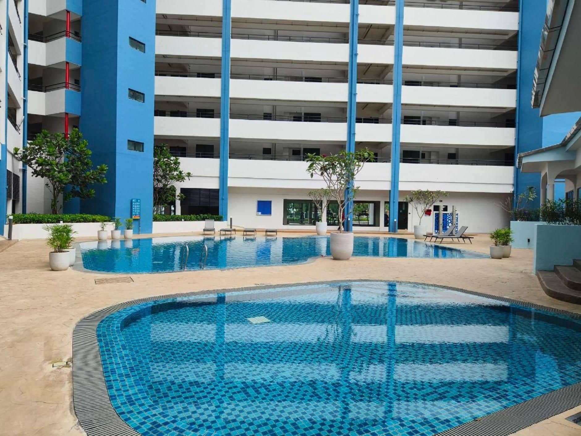 อพาร์ตเมนต์ 2 ห้องนอน วิวทะเล 180° มะละกา G0717 อพาร์ตเมนต์ 2 ห้องนอน วิวทะเล 180° มะละกา G0717