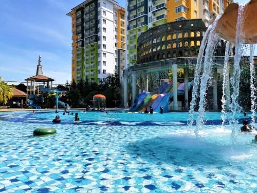 อพาร์ตเมนต์ 2 ห้องนอน 2 ห้องน้ำส่วนตัว ขนาด 534 ตร.ม. – บาตู เบเรนดัม (FREE 4 WATER THEMEPARK Tickets & WiFi Melaka Stay)0