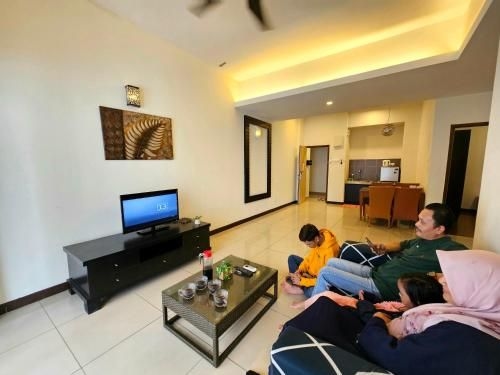 อพาร์ตเมนต์ 2 ห้องนอน 2 ห้องน้ำส่วนตัว ขนาด 722 ตร.ม. – แอร์ เคโรห์ (Paragon Water Themepark Suites Melaka by GGM)2