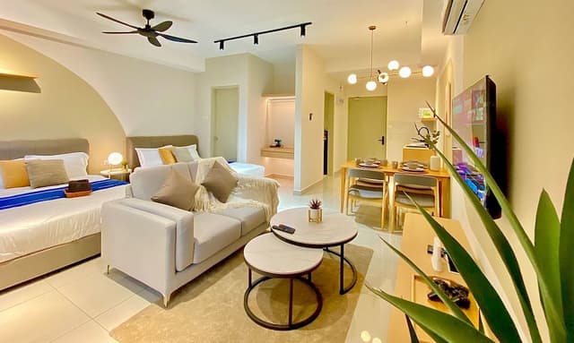 Comfort Studio, 2 Queen Beds, Accessible, City View