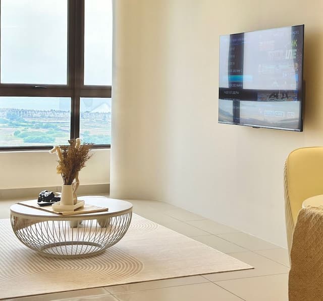 Grand Apartment, 2 Bedrooms, Microwave, Sea View