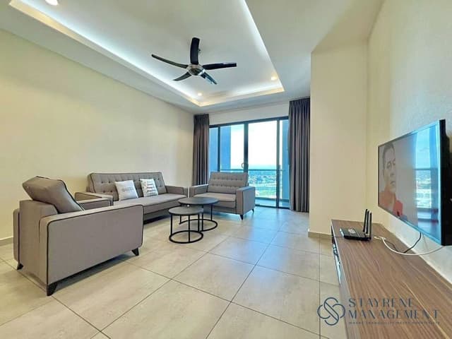 Comfort Apartment, 3 Bedrooms, Non Smoking, City View
