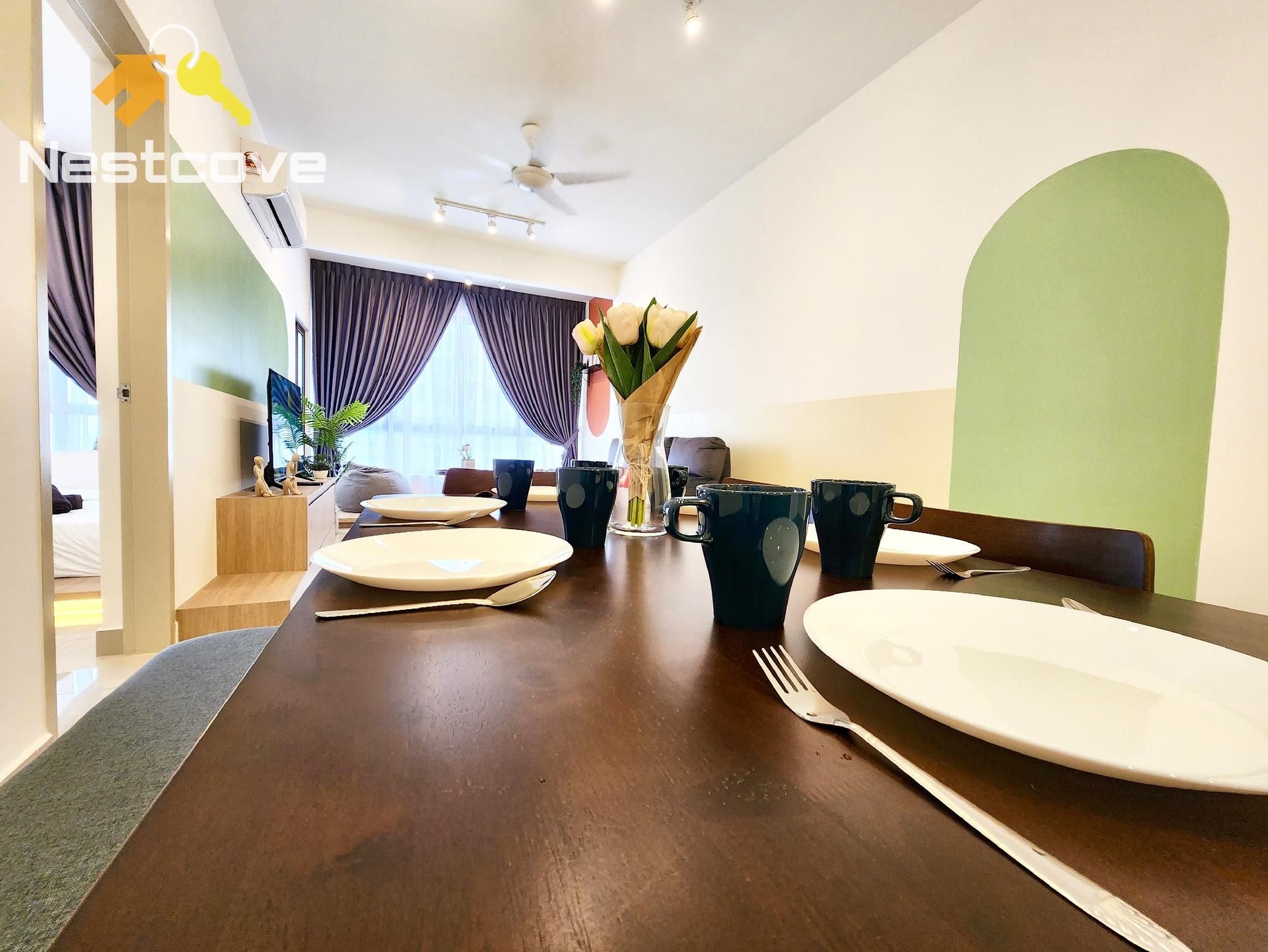มูเตียรา บาหลี เรสซิเดนซ์ 2 ห้องนอน โดย เนสต์โคฟ (Mutiara Bali Residence 2BR By Nestcove)0