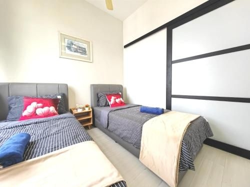 คอสตา มะโคตะ รีแลกซิ่ง ซีวิว 2 ห้องนอน 5 คน ทาวน์แอเรีย (Costa Mahkota Relaxing Seaview 2BR 5pax Town Area)2