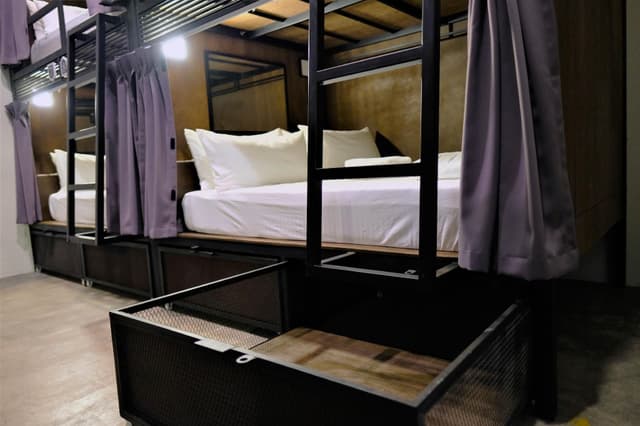 1 Double Bed for 2 People in Dormitory - Mixed, Above 7 Years Old Only