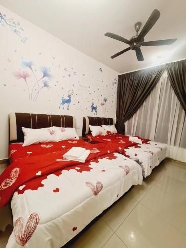 บ้านเดี่ยว 1 ห้องนอน 1 ห้องน้ำส่วนตัว ขนาด 63 ตร.ม. – จองเกอร์ (NEW! Bali Melaka Town @ Deer Theme Condo)3