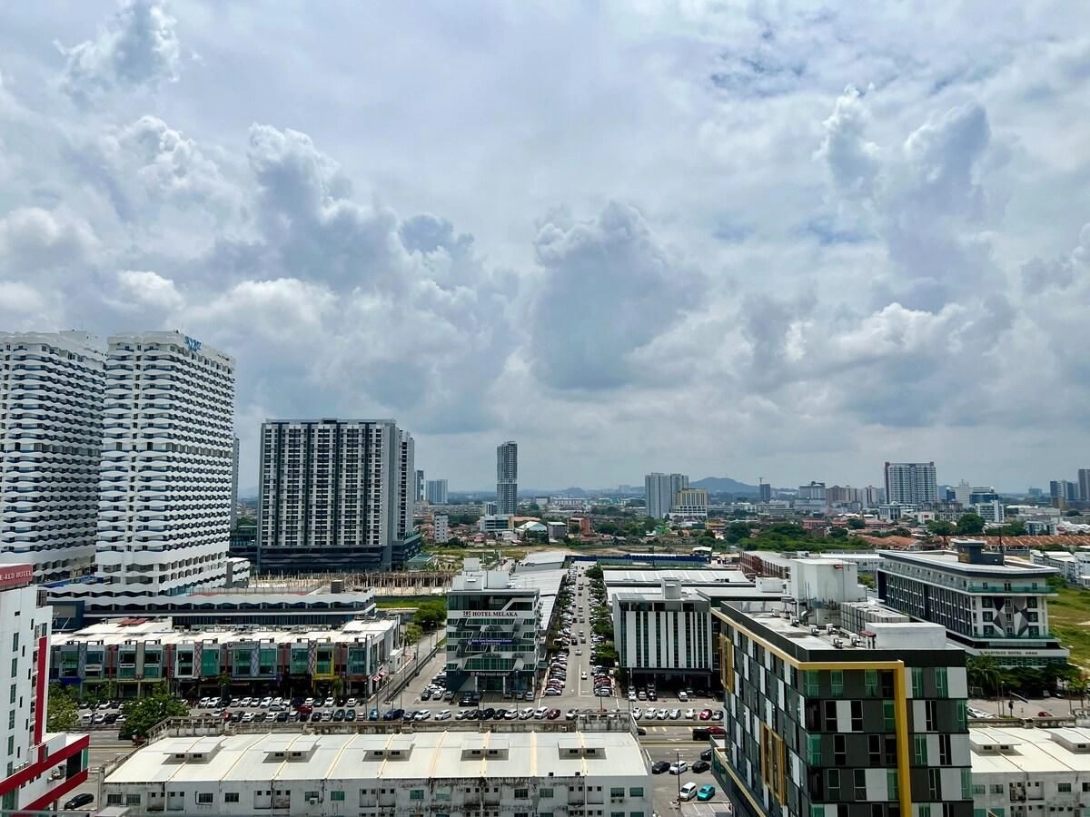 อพาร์ตเมนต์ 2 ห้องนอน 2 ห้องน้ำส่วนตัว ขนาด 700 ตร.ม. – จองเกอร์ (Melaka Kota Atlantis 2BR/8Pax/CityView/Wifi)2