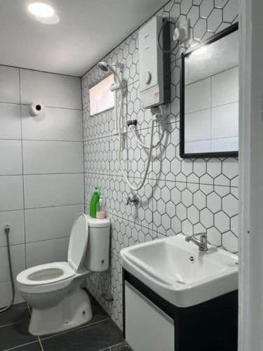 Family Room with Shared Bathroom