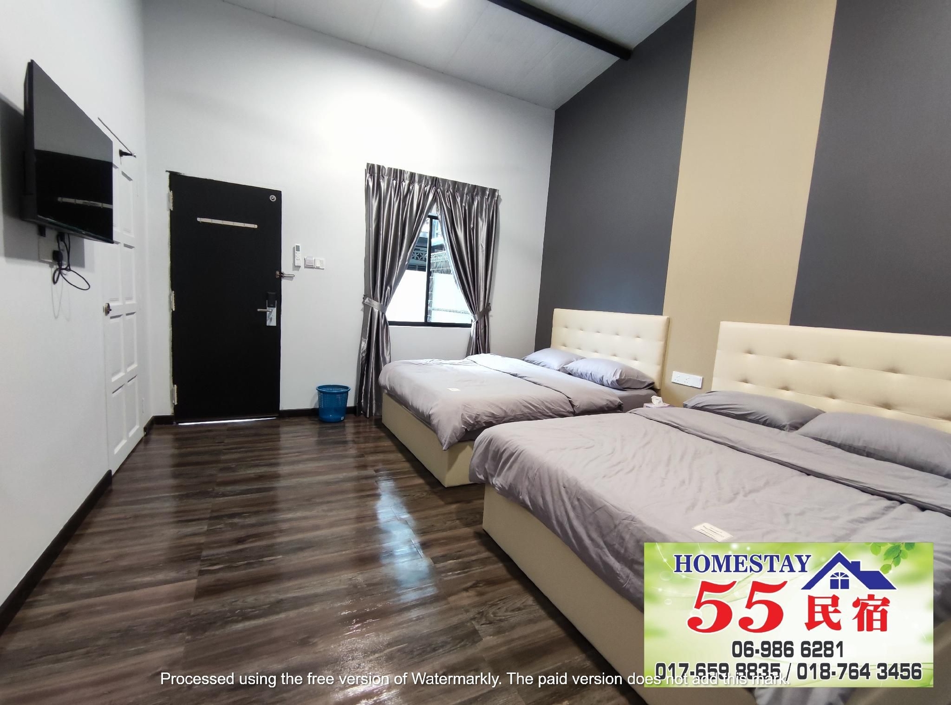 ห้องส่วนตัวกว้างขวางสำหรับ 4 คนในบูกิตบาครี (4 Person Spacious Private Room in Bukit Bakri)2