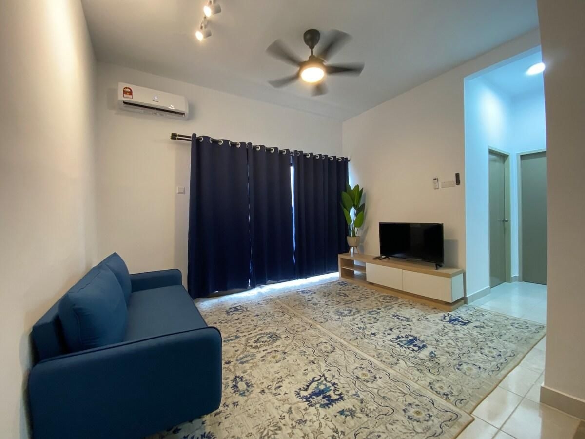 อพาร์ตเมนต์ 2 ห้องนอน 2 ห้องน้ำส่วนตัว ขนาด ตร.ม. – นิไล (SYG 15 Youth City Nilai Homestay)4