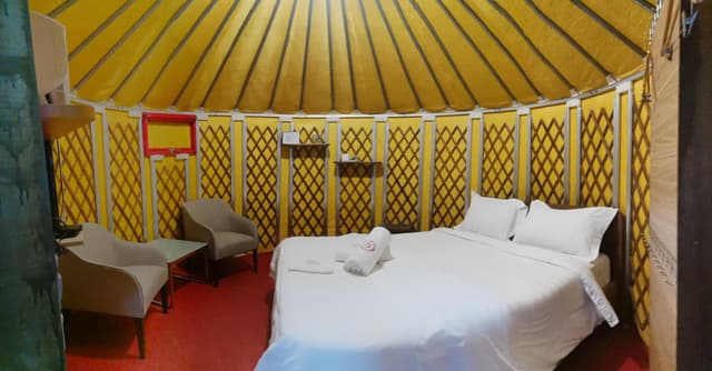 Deluxe Mongolian Yurt for 2 People with Private Toilet