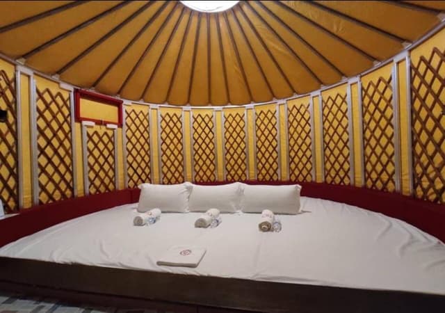 Mongolian Yurt for 3 People with Private Toilet