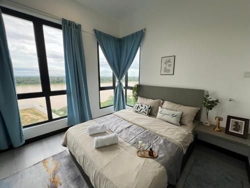ริเวอร์วิว 8 ท่าน 3 ห้องนอน อิน เคบีทาวน์ เอ-1-2 (RiverView 8PAX 3BR in KBtown PS4, Netflix A-1-2)3