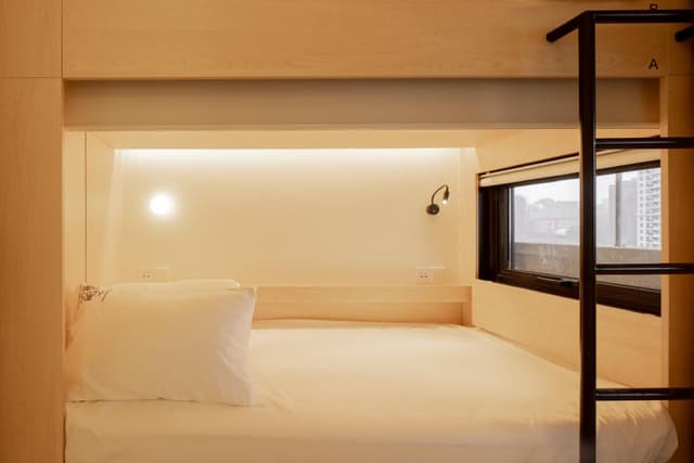 1 Bed In Boys - 2 Person Sunshine Room With Private Bathroom And Balcony