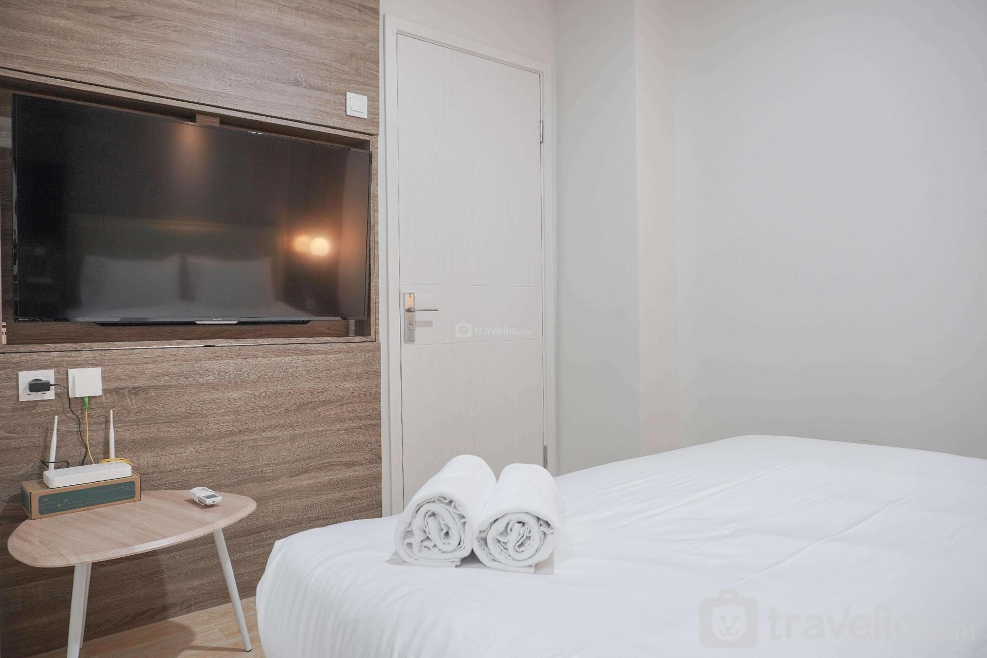 ห้องทำงานใหม่ 1 ห้องนอน ที่ด่านโมกอต ซิตี้บายทราเวลิโอ (New 1BR Office Room at Daan Mogot City By Travelio)2