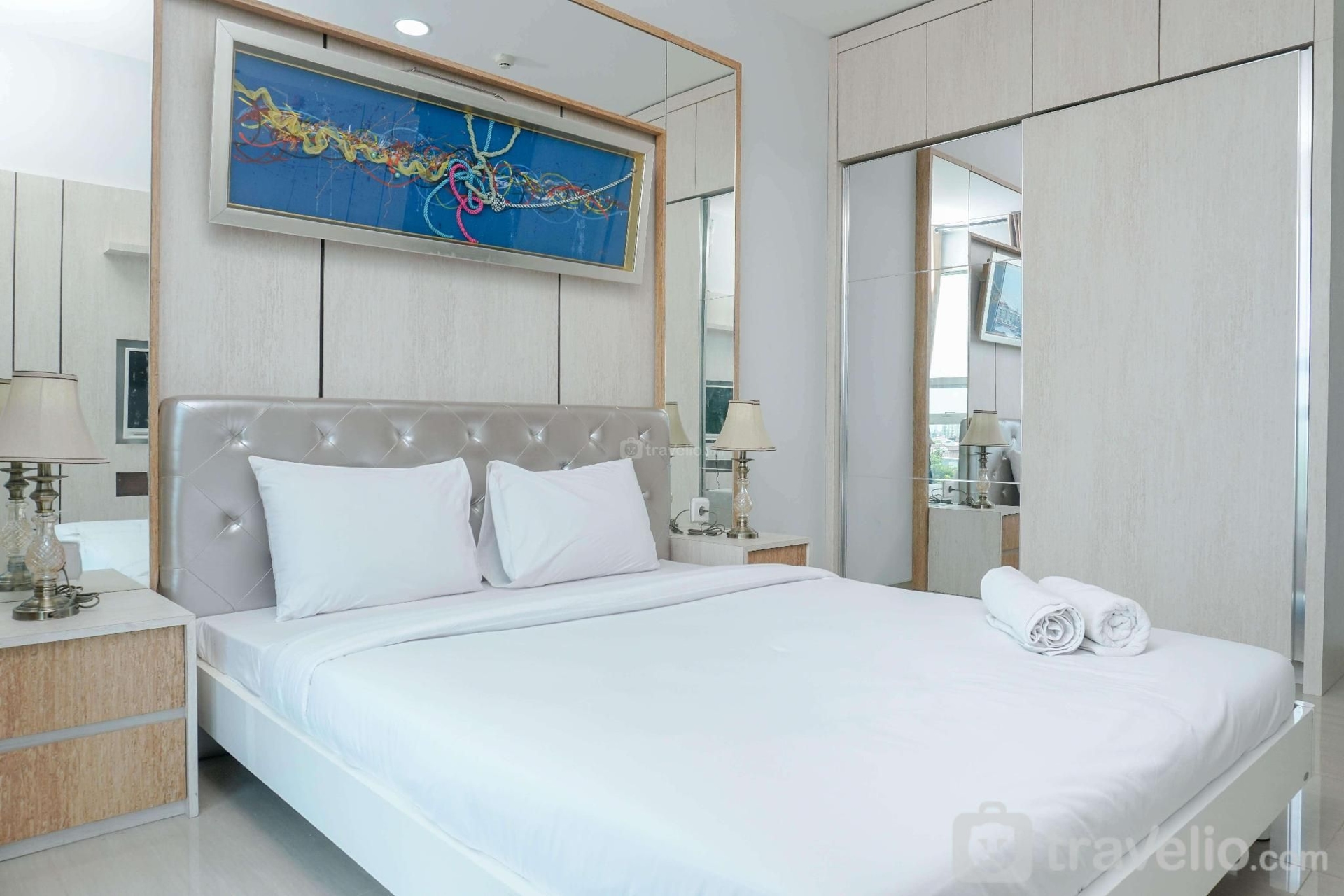มินิมอล 1 ห้องนอน ซิตราเลค สวีท อพาร์ทเมนท์ บาย ทราเวลิโอ (Minimalist 1BR CitraLake Suites Apt By Travelio)2