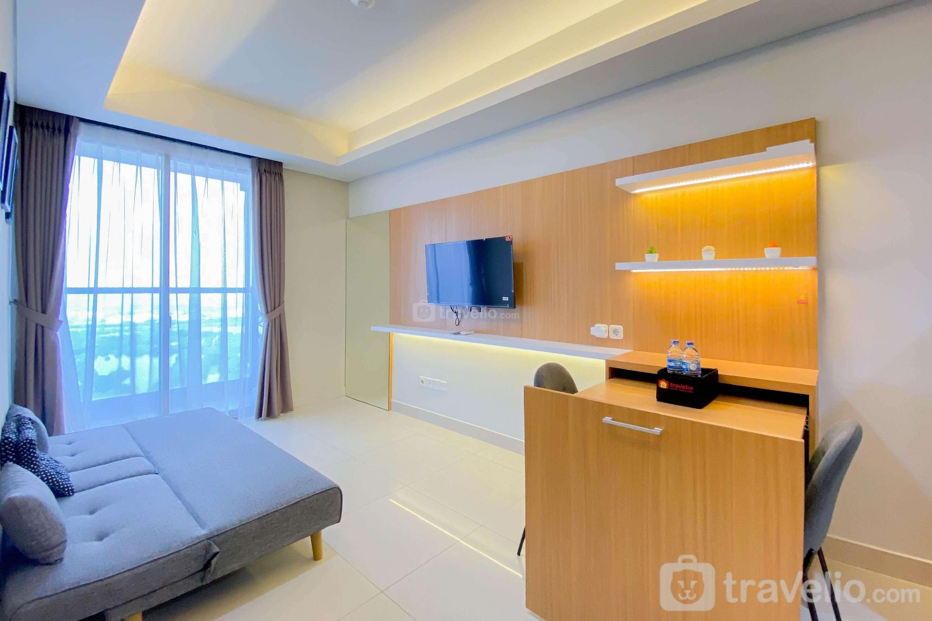 อพาร์ตเมนต์ 2 ห้องนอนตกแต่งพร้อมอยู่ที่โกลด์โคสต์ โดยทราเวลลิโอ (WellFurnished 2BR Apartment Gold Coast By Travelio)3