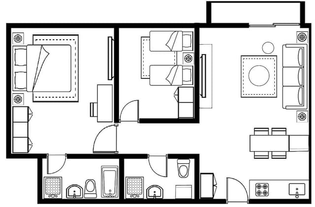Executive Room, 2 Bedrooms