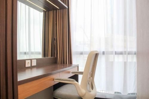 ห้องพัก 2 ห้องนอนแสนสบายที่ ซูดีร์มาน สวีท ใกล้ เอสซีบีดี โดย ทราเวลิโอ (Comfy 2BR at Sudirman Suites near SCBD By Travelio)1