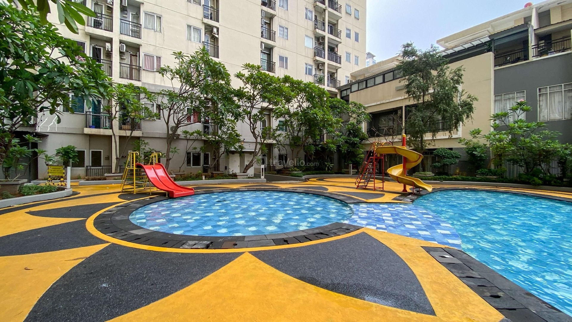 โคซี่ลีฟวิ่ง 1 ห้องนอนที่ เมเปิ้ล พาร์ค ซันเตอร์ โดย ทราเวลิโอ (Cozy Living 1BR Maple Park Sunter By Travelio)4