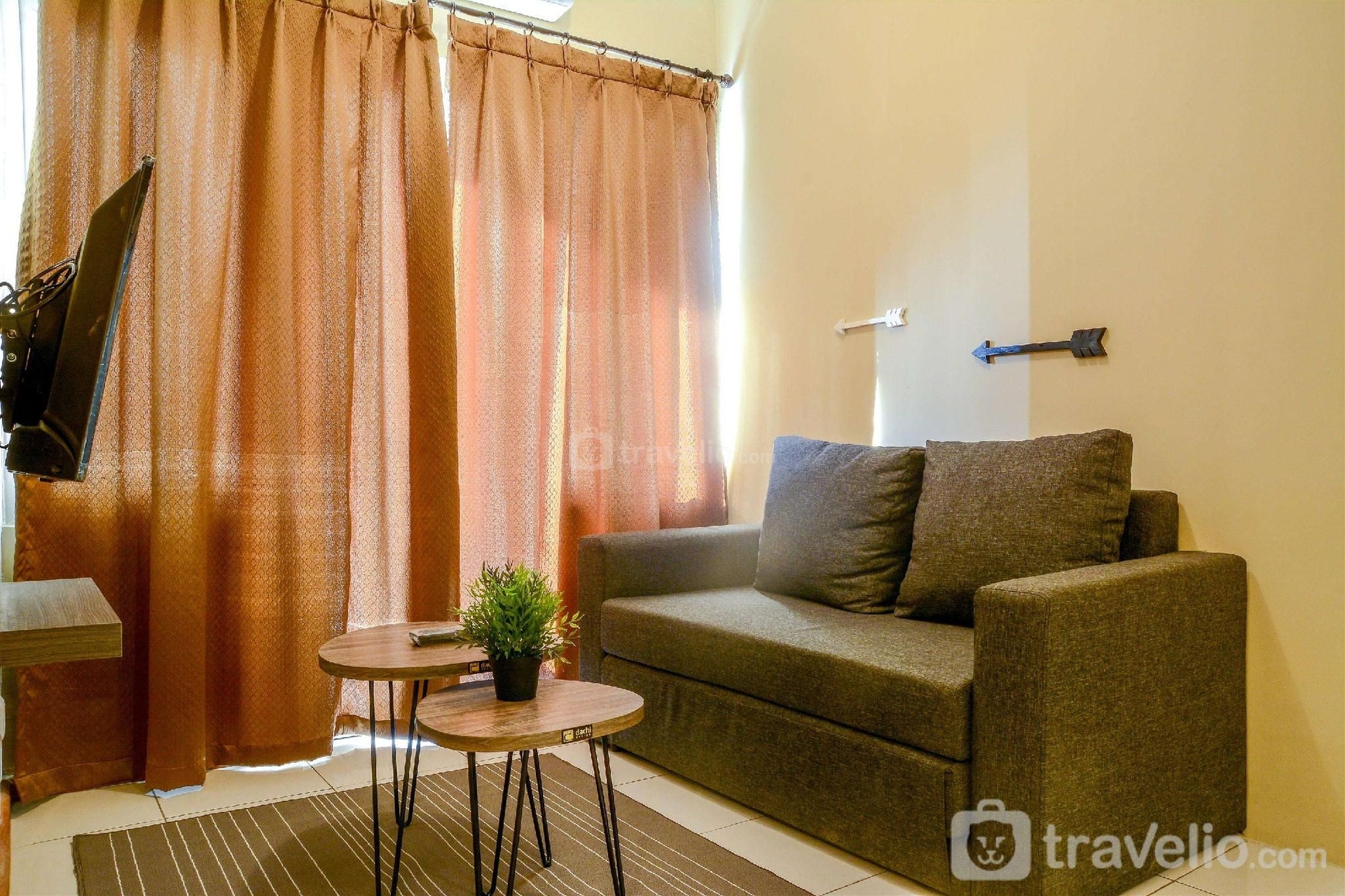 อพาร์ทเมนท์ 3 พร้อมโซฟาเบด พระบรมมหาราชวัง โดย ทราเวลิโอ (Apt 3BR with Sofabed Grand Palace By Travelio)3