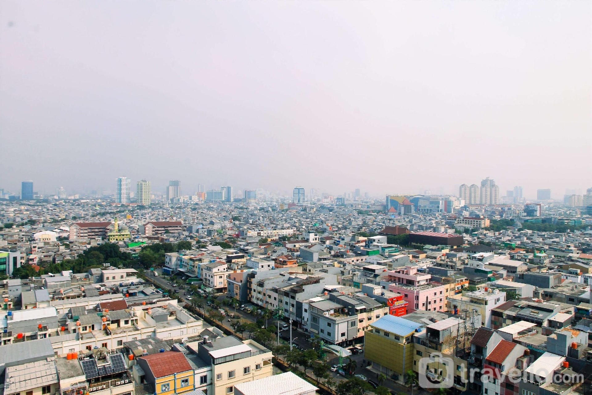 1 ห้องนอน 1 ห้องน้ำส่วนตัว ขนาด 31 ตร.ม. – อันคอล (Elegant 1BR Northland Ancol Apartment By Travelio)1