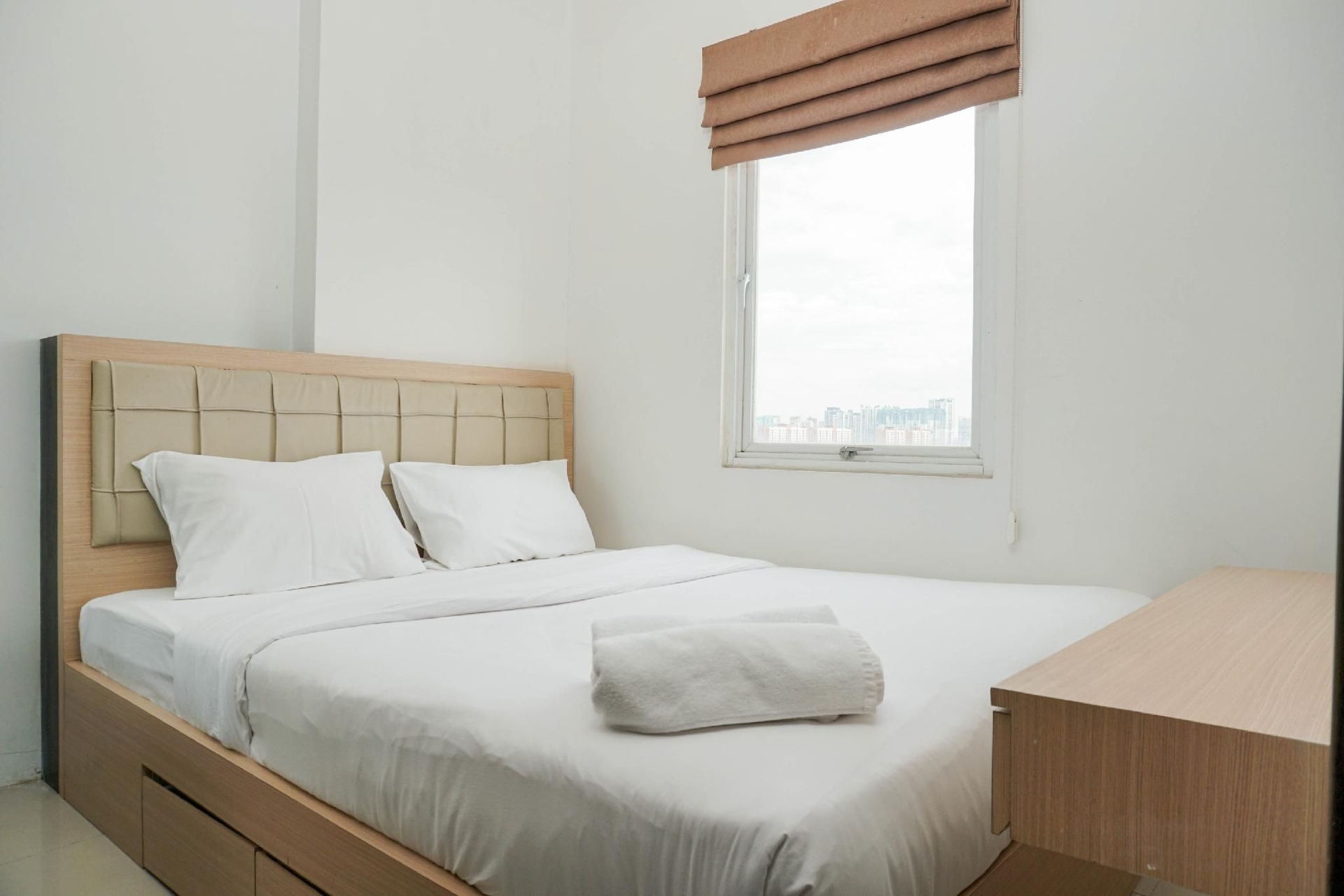 1 ห้องนอน 1 ห้องน้ำส่วนตัว ขนาด 31 ตร.ม. – อันคอล (Elegant 1BR Northland Ancol Apartment By Travelio)3