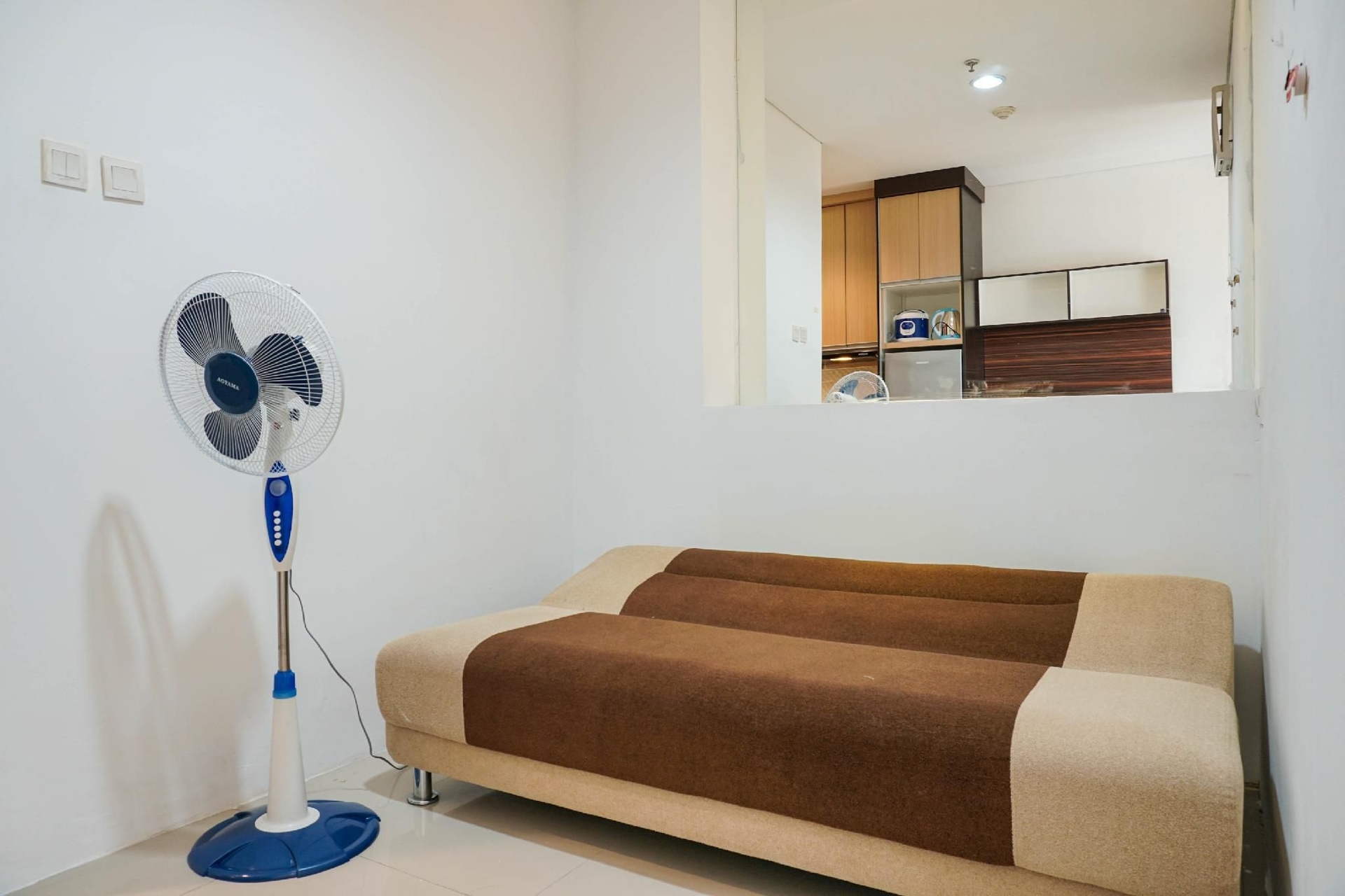 1 ห้องนอน 1 ห้องน้ำส่วนตัว ขนาด 31 ตร.ม. – อันคอล (Elegant 1BR Northland Ancol Apartment By Travelio)2