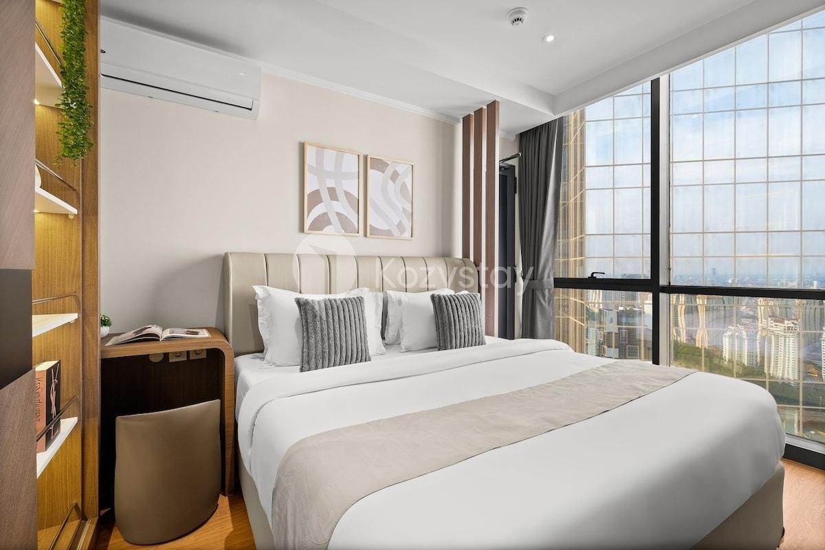 อพาร์ตเมนต์ 1 ห้องนอน 1 ห้องน้ำส่วนตัว ขนาด 35 ตร.ม. – พาซาร์ บารู (Mina by Kozystay - Kemayoran)2