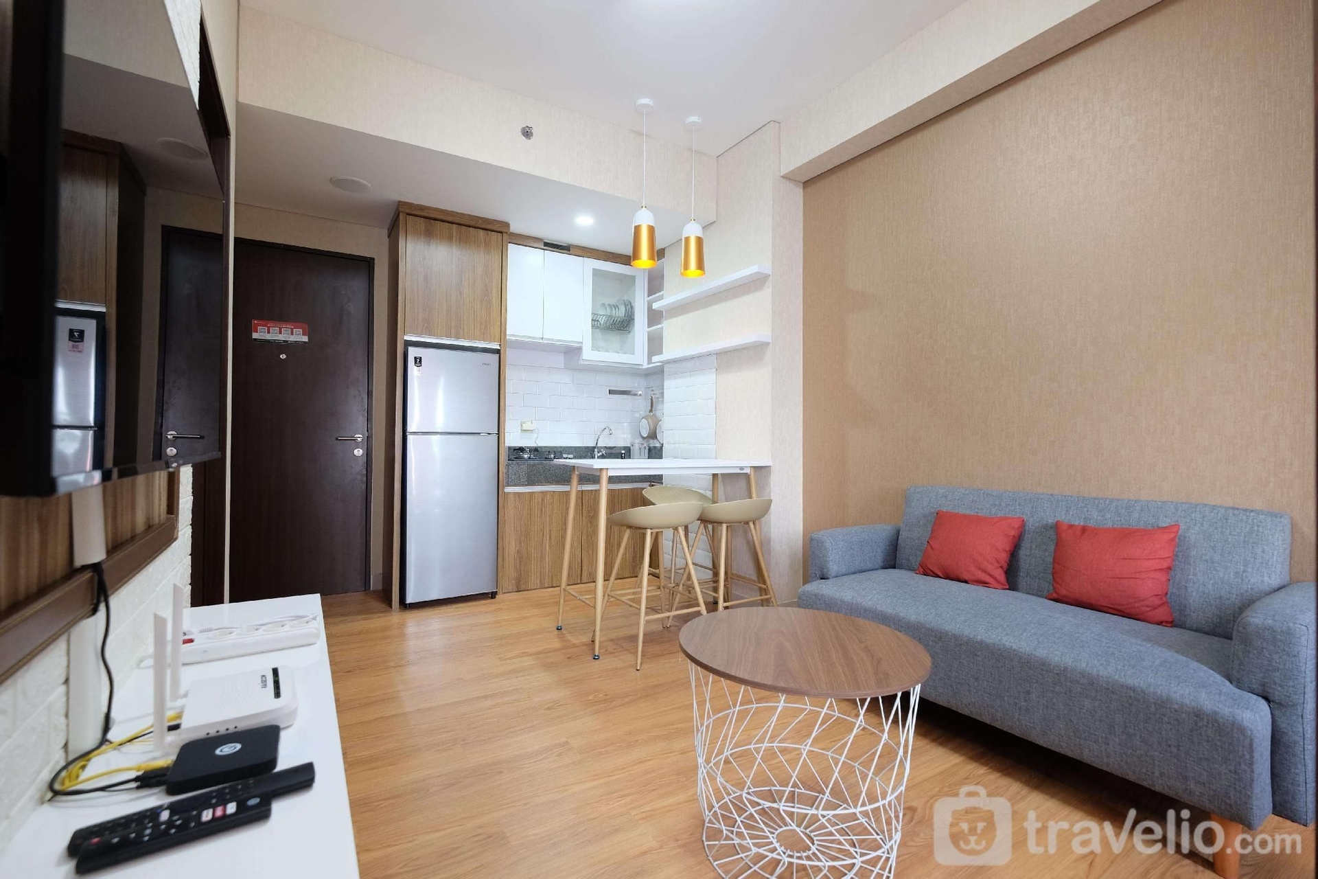 เบสท์ 2บีอาร์ ทรานส์พาร์ค ซิบูบูร์ ใกล้ห้าง บาย ทราเวลิโอ (Best 2BR Transpark Cibubur near Mall By Travelio)4