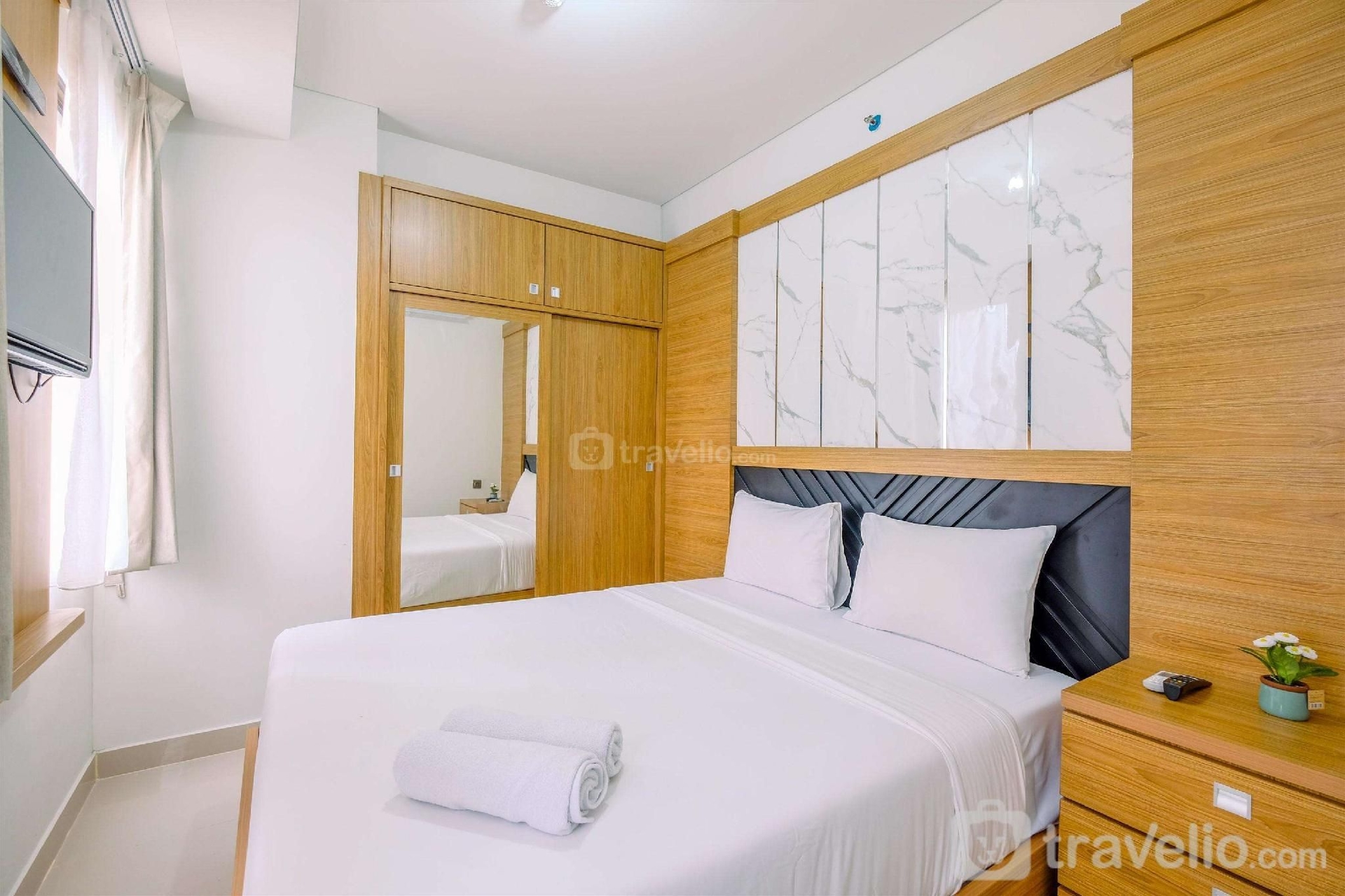 โมเดิร์นคอมฟอร์ท 2บีอาร์ ทรานส์พาร์ค ซิบุบุร์ บาย ทราเวลลิโอ (ModernComfort 2BR Transpark Cibubur By Travelio)4