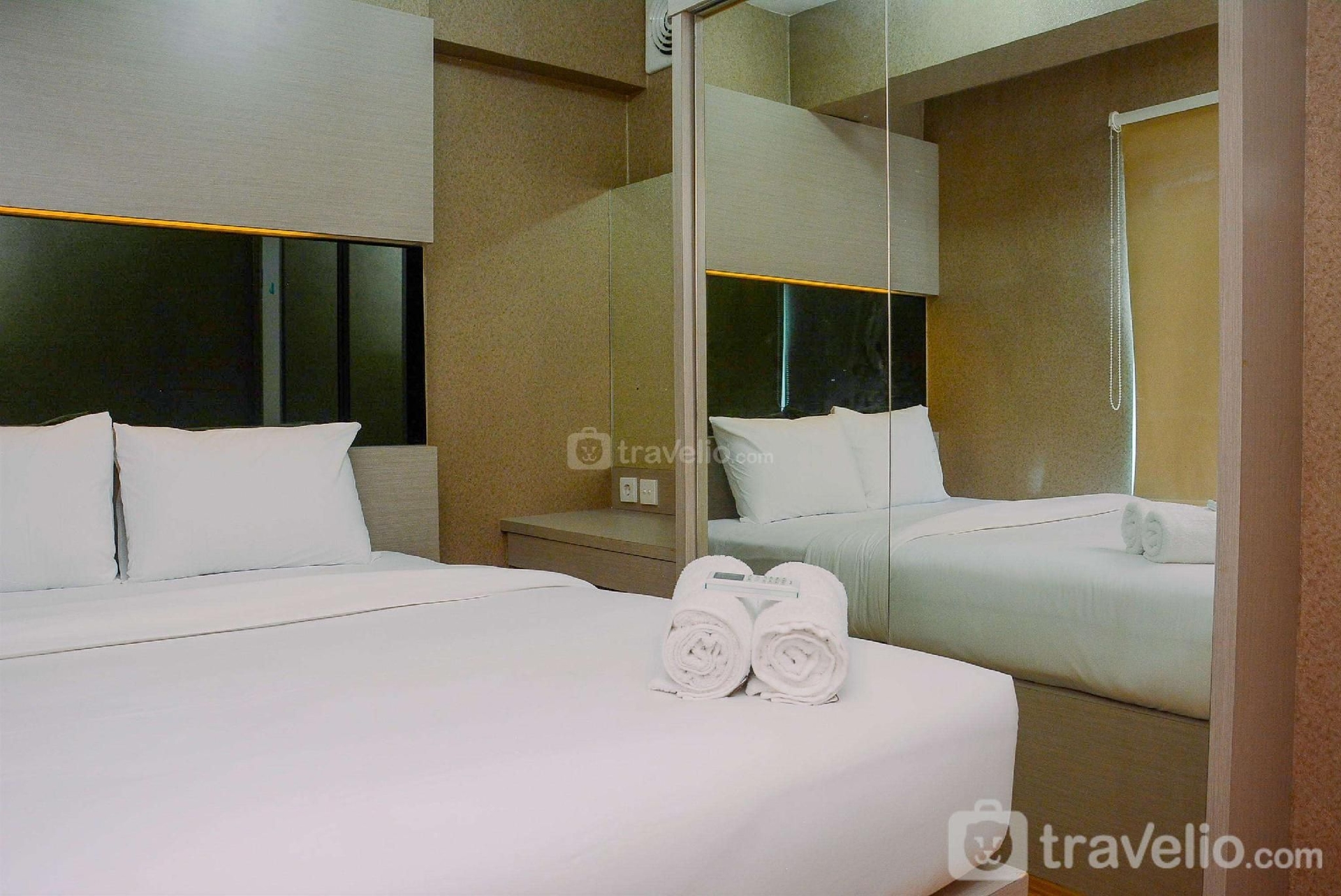 ซี วิว 2บีอาร์ อพาร์ตเมนต์ แอท กรีน เบย์ พลูอิต บาย ทราเวลลิโอ (Sea View 2BR Apt at Green Bay Pluit By Travelio)1