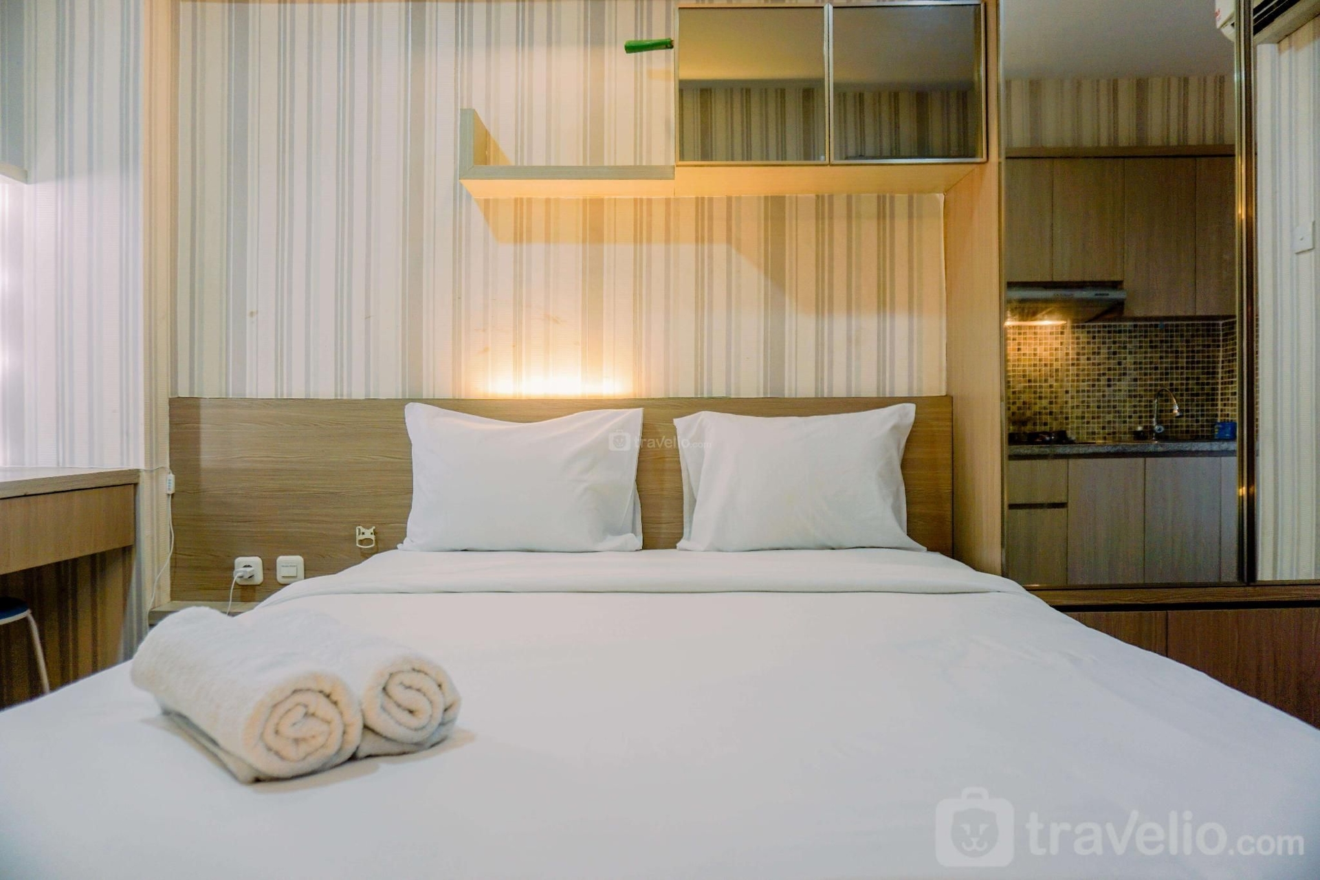 สตูดิโอ คอมฟอร์ท ดีไซน์ กรีน เบย์ พลูอิต บาย ทราเวลลิโอ (Studio Comfort Design Green Bay Pluit By Travelio)3
