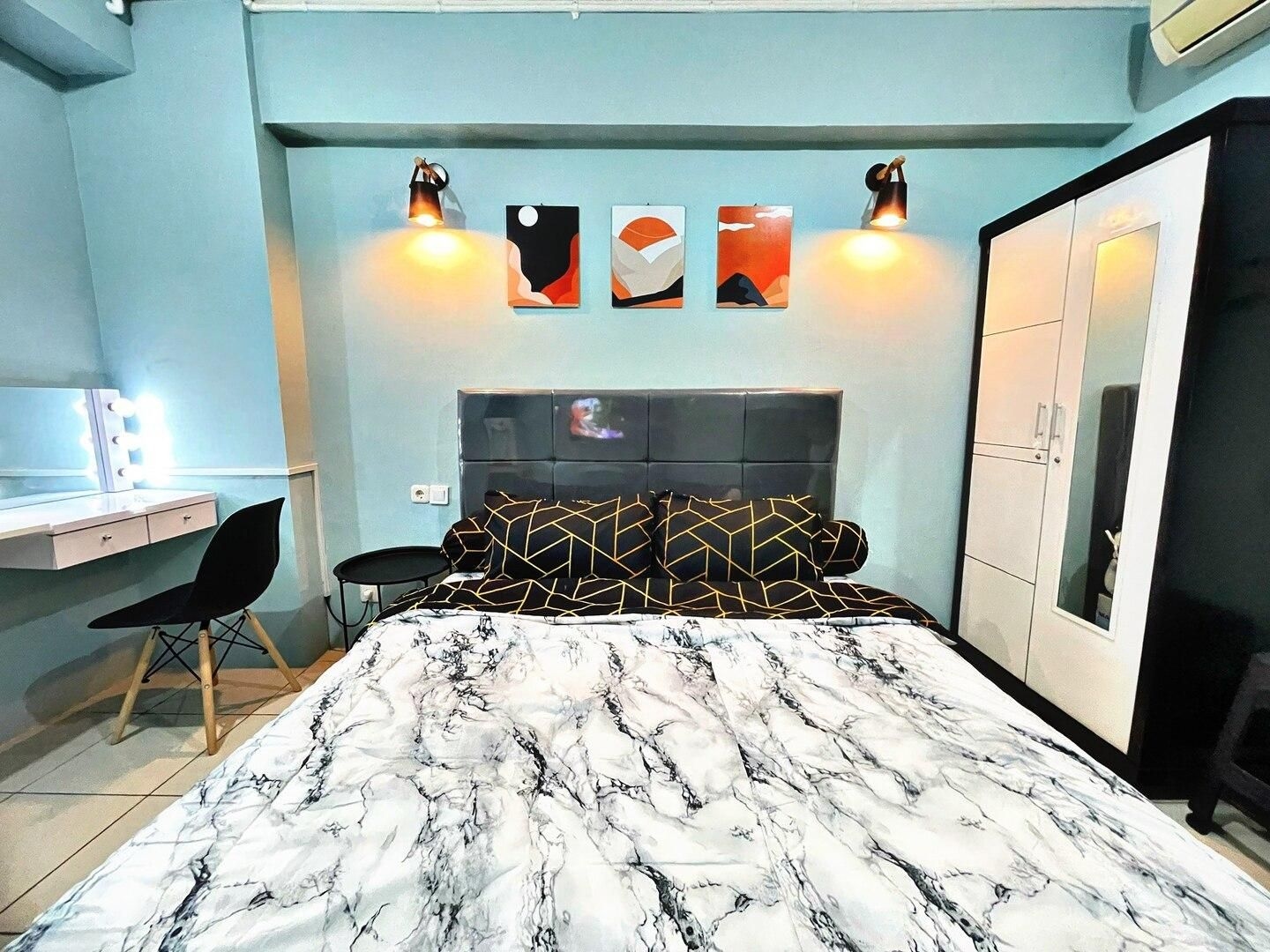 สแกนดิเนเวียน โฮม สตูดิโอ กรีนเบย์ พลุยท์ อพาร์ตเมนต์ (Scandinavian Home Studio Greenbay Pluit Apartment)4
