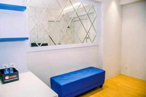 นิว 1 ห้องนอน ห้องพิเศษ ที่กรีนเบย์ พลุยท์ อพาร์ตเมนต์ (New 1BR Extra Room at Green Bay Pluit By Travelio)1