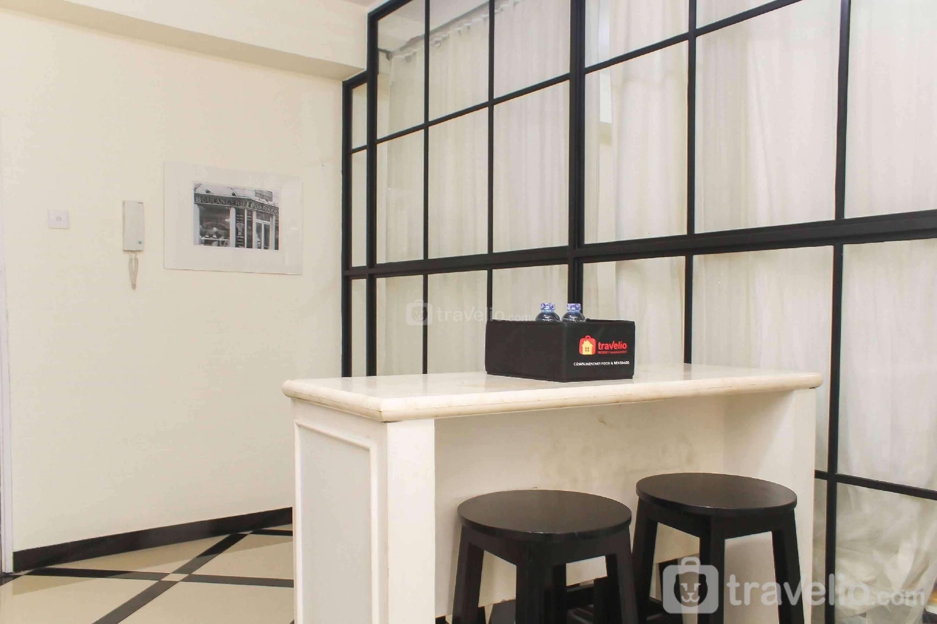 White and Nice 1BR at Bassura City Apt By Travelio0