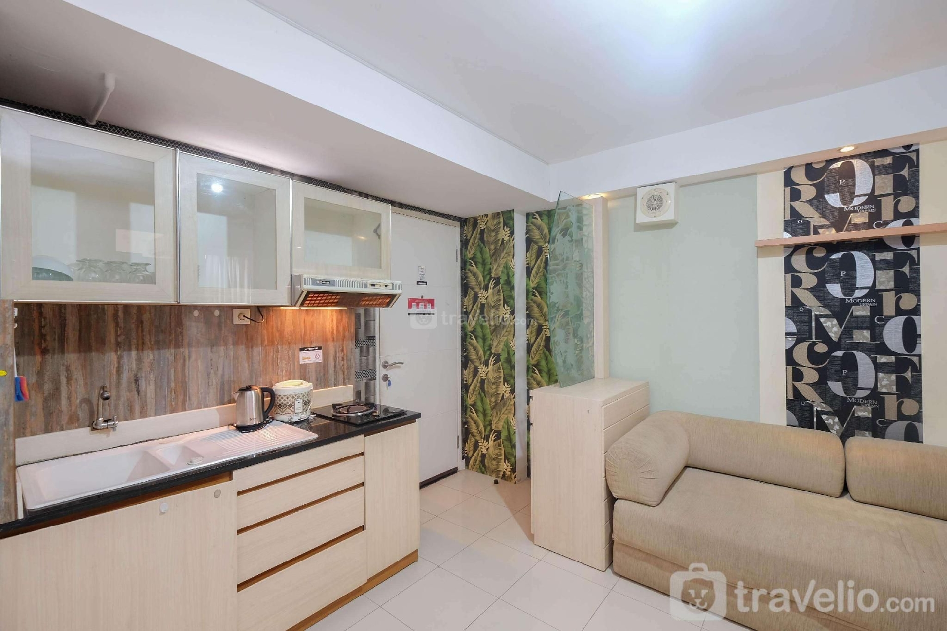 อพาร์ตเมนต์ 3 ห้องนอน 1 ห้องน้ำส่วนตัว ขนาด 48 ตร.ม. – มาตรามัน (Great Location 3BR at Bassura City Apt By Travelio)1