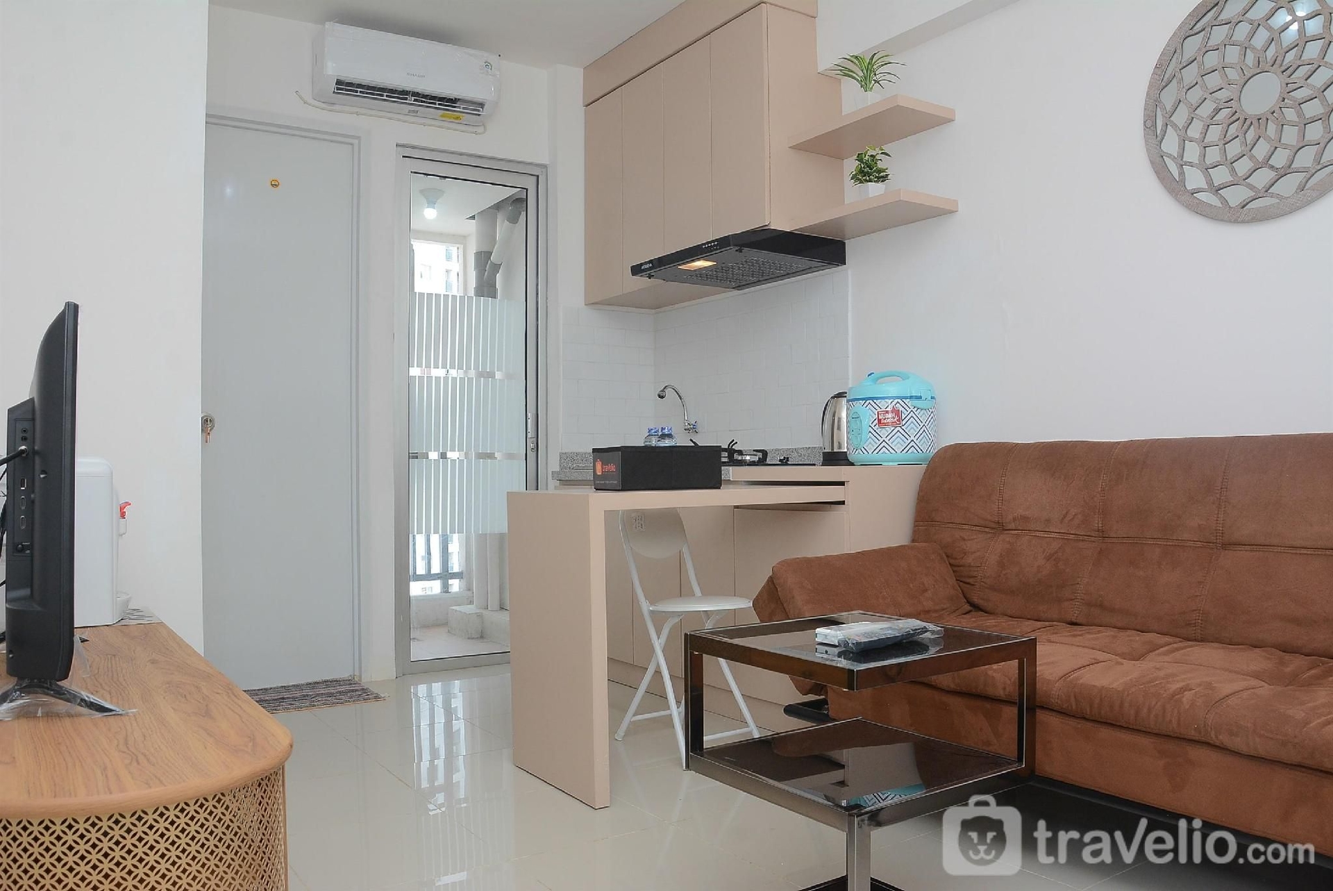 อพาร์ตเมนต์ 2 ห้องนอนอยู่สบาย ที่เมืองบาสซูรา โดยทราเวลิโอ (Comfy Bassura City 2BR Apartment By Travelio)2