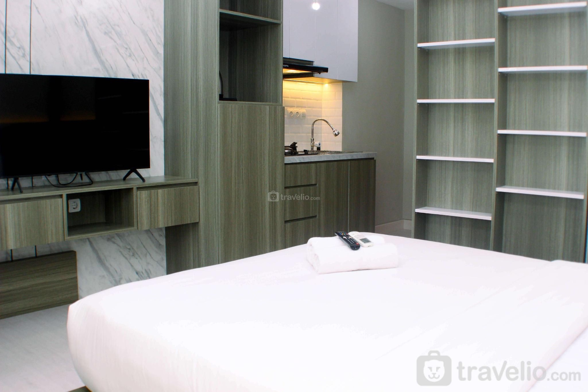 คอมฟี่ สตูดิโอ แอท เกตเวย์ พาร์ค แอลอาร์ที ซิตี้ บาย ทราเวลลิโอ (Comfy Studio At Gateway Park LRT City By Travelio)4